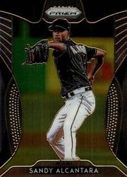 2019 Panini Prizm Base Set Sandy Alcantara #112 card