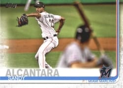 2019 Topps Base Set Sandy Alcantara #526 card