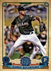 2019 Topps Gypsy Queen Base Set Sandy Alcantara #206 card