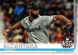 2019 Topps Update Base Set Sandy Alcantara #US104 card