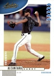 2020 Panini Absolute Base Set Sandy Alcantara #56 card
