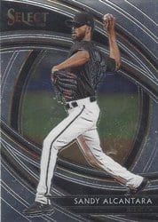 2020 Panini Select Base Set Sandy Alcantara #135 card