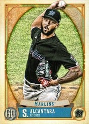 2021 Topps Gypsy Queen Base Set Sandy Alcantara #168 card
