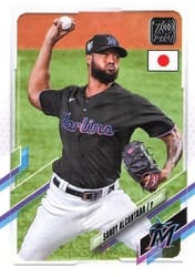 2021 Topps Japan Edition Base Set Sandy Alcantara #59 card