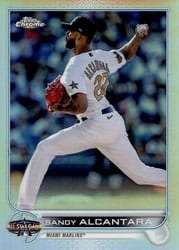 2022 Topps Chrome Update 2022 All-Star Game Sandy Alcantara #ASGC-39 card