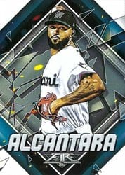 2022 Topps Fire Base Set Sandy Alcantara #108 card
