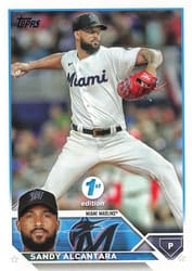 2023 Topps 1st Edition Base Set Sandy Alcantara #107 card