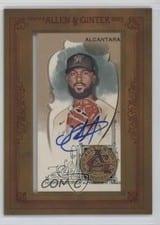 2023 Topps Allen & Ginter Framed Mini Autographs Sandy Alcantara #MA-SA card