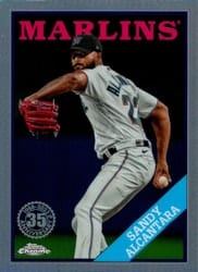 2023 Topps Chrome Update 1988 Topps Baseball Sandy Alcantara #88CU-5 card