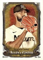 2024 Topps Allen & Ginter Base Set Sandy Alcantara #22 card