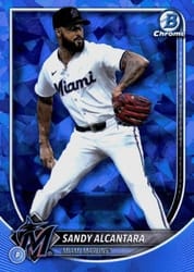 2025 Bowman Chrome Sapphire Edition Base Set Sandy Alcantara #48 card