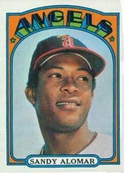 1972 Topps Base Set Sandy Alomar #253 card