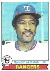 1979 Topps Base Set Sandy Alomar #144 card