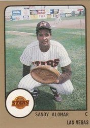 1988 ProCards Base Set Sandy Alomar #236 card