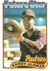 1989 Topps Base Set Sandy Alomar #648 card
