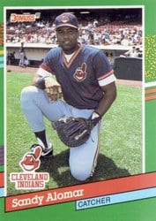 1991 Donruss Base Set Sandy Alomar #489 card