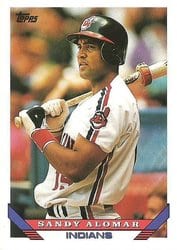 1993 Topps Base Set Sandy Alomar #85 card