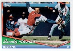 1994 Topps Base Set Sandy Alomar #273 card