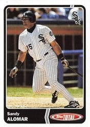 2003 Topps Total Base Set Sandy Alomar #36 card