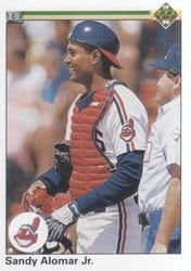 1990 Upper Deck Base Set Sandy Alomar Jr. #756 card