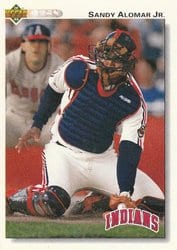 1992 Upper Deck Base Set Sandy Alomar Jr. #156 card