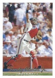 1993 Upper Deck Base Set Sandy Alomar Jr. #255 card
