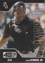 2002 Upper Deck 40-Man Base Set Sandy Alomar Jr #405 card
