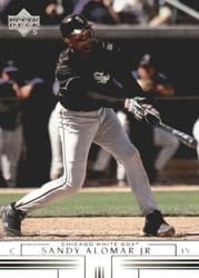 2002 Upper Deck Base Set Sandy Alomar Jr #222 card