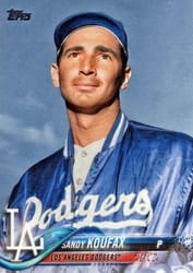 2018 Topps Base Set Sandy Koufax #629 card