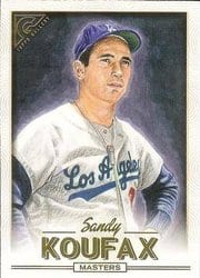 2018 Topps Gallery Base Set Sandy Koufax #198 card