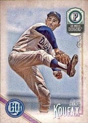 2018 Topps Gypsy Queen Base Set Sandy Koufax #320 card