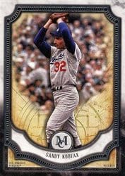 2018 Topps Museum Collection Base Set Sandy Koufax #50 card