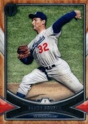 2018 Topps Tribute Base Set Sandy Koufax #90 card
