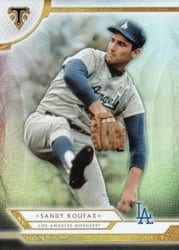 2018 Topps Triple Threads Base Set Sandy Koufax #66 card