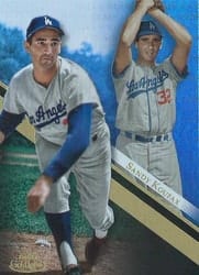 2019 Topps Gold Label Base Set Sandy Koufax #86 card