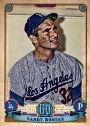 2019 Topps Gypsy Queen Base Set Sandy Koufax #319 card