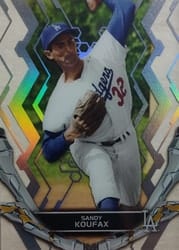 2019 Topps High Tek Base Set Sandy Koufax #82 card
