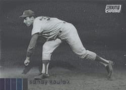 2020 Stadium Club Chrome Base Set Sandy Koufax #290 card