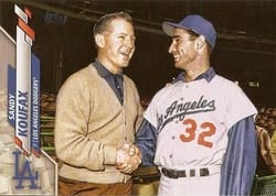 2020 Topps Base Set Sandy Koufax #120b card