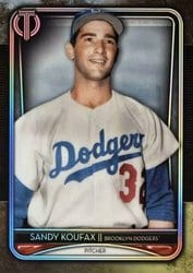 2020 Topps Tribute Base Set Sandy Koufax #89 card