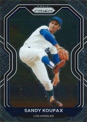 2021 Panini Prizm Base Set Sandy Koufax #241 card