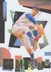 2022 Panini Diamond Kings Maestros Sandy Koufax #M-15 card