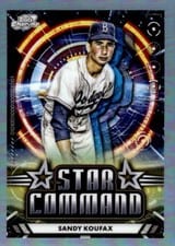 2024 Topps Cosmic Chrome Star Command Sandy Koufax #SC-2 card