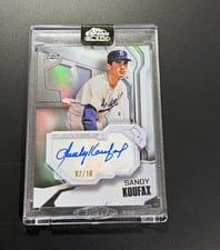 2025 Topps Chrome Black Ivory Autographs Sandy Koufax #IVA-SK card