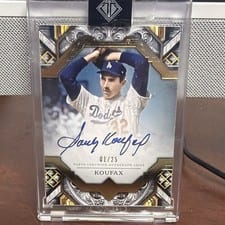 2025 Topps Transcendent Collection Transcendent Collection Autographs Sandy Koufax #TAC-SKO card