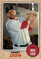 2017 Topps Heritage Base Set Sandy Leon #354 card