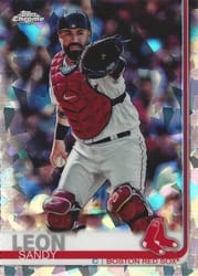2019 Topps Chrome Sapphire Edition Base Set Sandy Leon #419 card