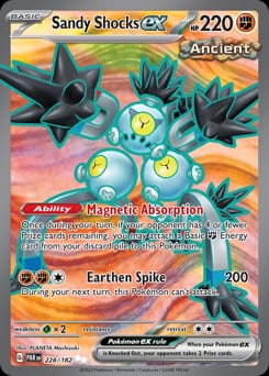 Paradox Rift Sandy Shocks ex #228 card