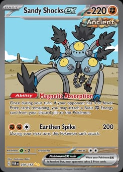 Paradox Rift Sandy Shocks ex #250 card
