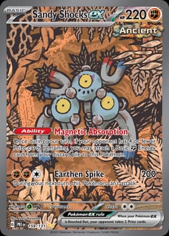 2025 Prismatic Evolutions Sandy Shocks ex #159 card